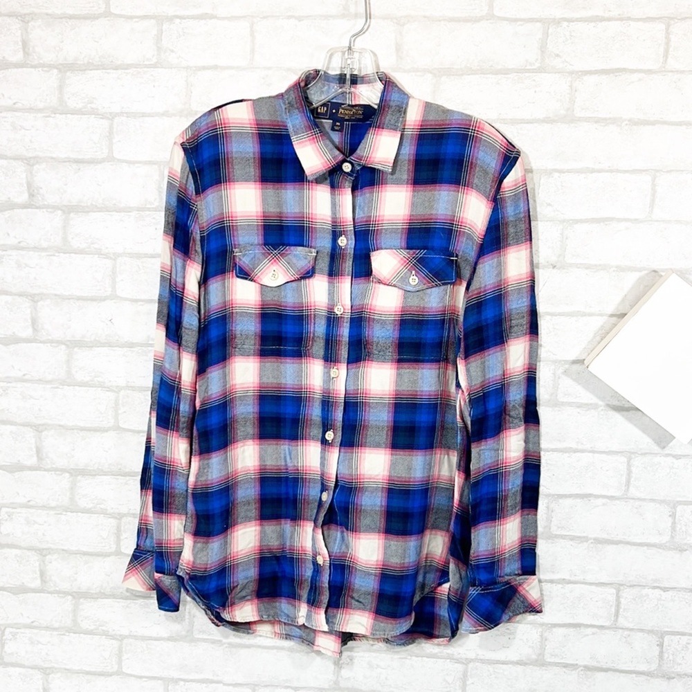 Gap + Pendleton Button Down Shirt Size Xs - image 1